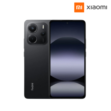 Xiaomi Redmi Note 14 smartphone in Mint Green color, front and back view