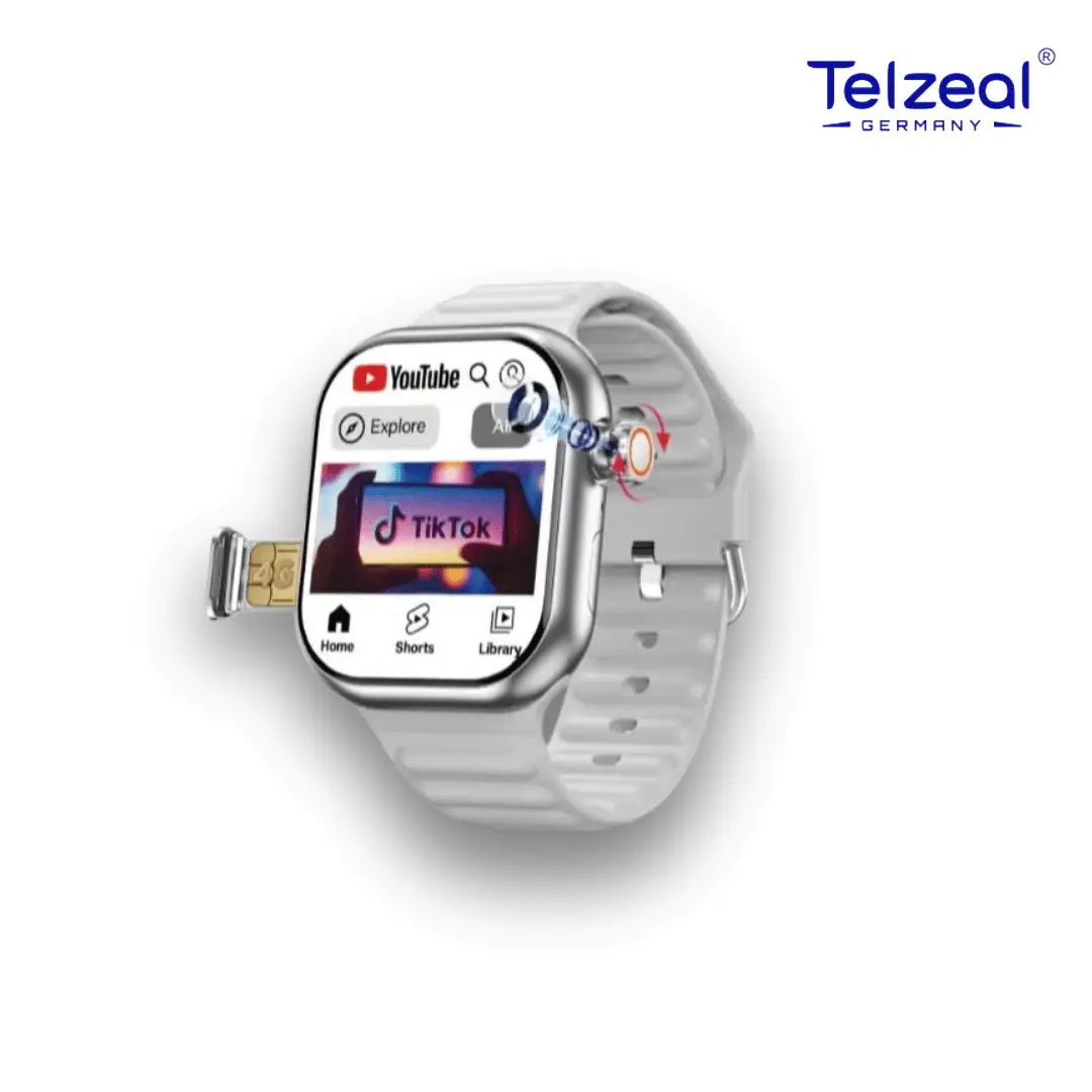 Telzeal TC42 AMOLED 4G Smart Watch with 8MP Camera