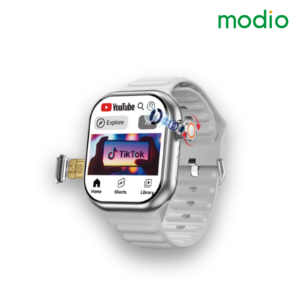 Modio ST12 5G Smartwatch with Dual Camera and Social Media