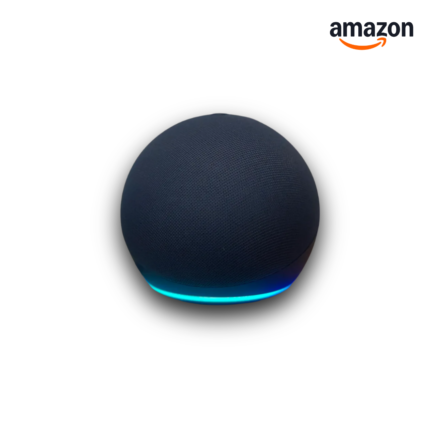 Amazon Echo Dot 5th Gen with callouts: AZ2 processor, temperature sensor, improved bass, eero Built‑in