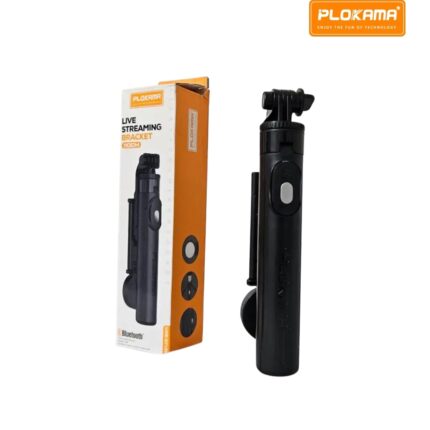 Plokama Live K7 LED tripod with 110cm adjustable stand, ring light, and Bluetooth remote
