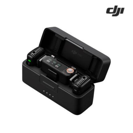 DJI Mic 2 2-Person Wireless Microphone with dual transmitters and compact receiver