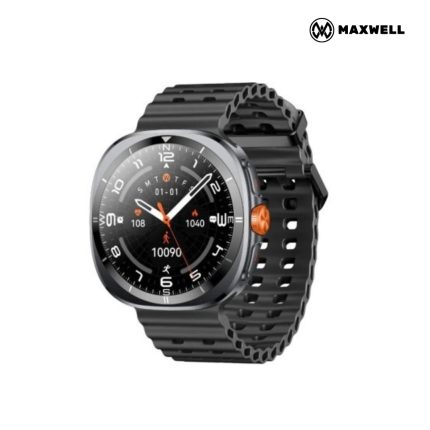 Maxwell Titan Smart Watch with 1.43-inch AMOLED 1300nits display, IP68 waterproof, health check, sport modes, 300mAh battery