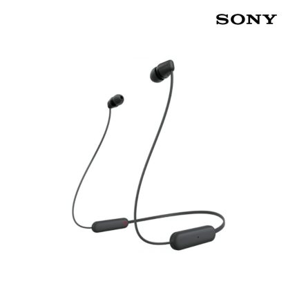 Sony WI‑C100 In‑Ear Neckband with 9mm drivers, DSEE sound, Bluetooth 5.0, IPX4 waterproof, USB‑C fast charging