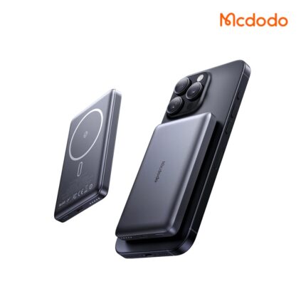 Mcdodo 20W 10000mAh Magnetic Power Bank with MagSafe wireless charging, 20W USB-C PD output, aluminum-alloy frame, LED display