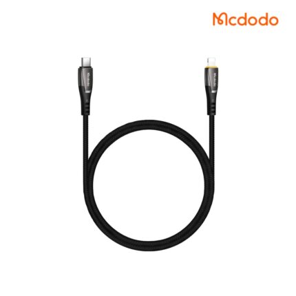 Mcdodo PD Type-C to Lightning Cable with LED, 36W PD, Porsche Series, nylon-braided cable