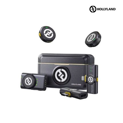 Hollyland Lark M2 DUO with 9g Transmitters, 40hr Battery, 48kHz Hi-Fi Audio, ENC Noise Cancellation