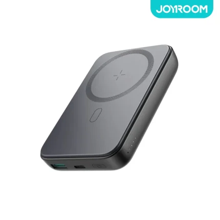 JOYROOM JR-W020 20W 10000mAh Mini Magnetic Wireless Power Bank with MagSafe magnetic wireless charging and 20W USB-C fast charging.