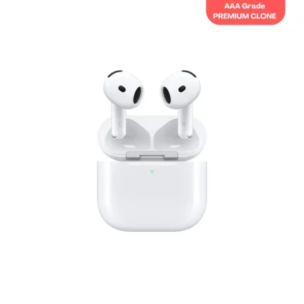 AirPods 4 ANC Premium Clone with 2x stronger ANC, spatial audio, IP54 resistance