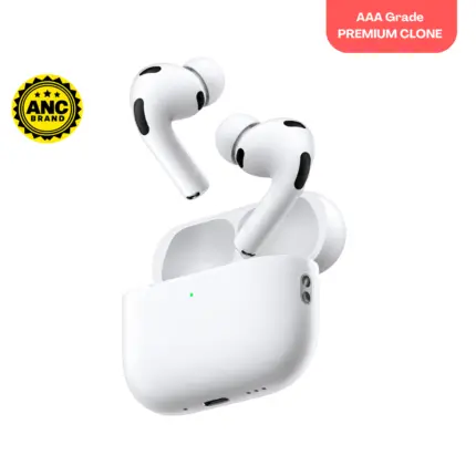 Premium ANC TWS Earbuds Pro with active noise cancellation, wireless charging, and long battery life