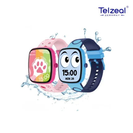 Telzeal WP09 Kids Smart Watch with 1.83″ display, waterproof, 16+ games, health tracking