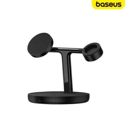 Baseus 20W Swan 3-in-1 Wireless Magnetic Charging Bracket with phone/watch/earbuds charging, strong magnets
