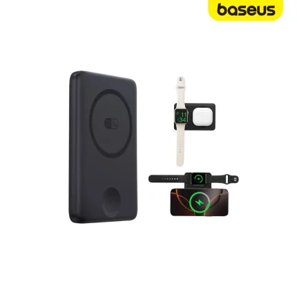 Baseus EnerFill FT11 10000mAh magnetic power bank for iPhone Apple Watch