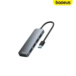 Baseus 4-Port HUB UltraJoy Series Lite - 5Gbps USB 3.0, Space Grey, 15cm Cable