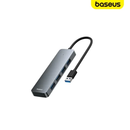 Baseus 4-Port HUB UltraJoy Series Lite USB 3.0 5Gbps Space Grey 15cm cable