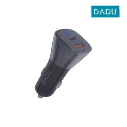 Dadu DC-149 55W Fast Car Charging Adapter with PD fast charge, LED light, and smart protection
