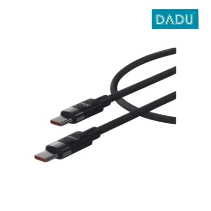 Dadu DC-C223 65W Type-C to C Cable with nylon braid, aluminum ends, and safe fast charging