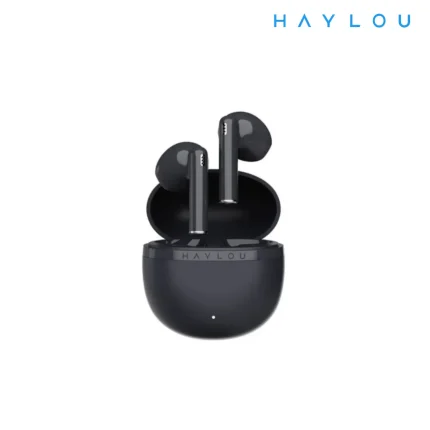 Haylou X1 Plus true wireless earbuds with 12mm dynamic driver, 4‑mic ENC, and Bluetooth 5.4