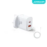 JOYROOM 20W USB A+C Dual Port Fast Charger (TCF05) with C to C Cable