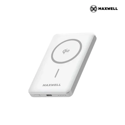 Maxwell MAXGO 10000mAh Ultra Slim Magsafe Power Bank with 15W wireless, 20W PD, and slim design