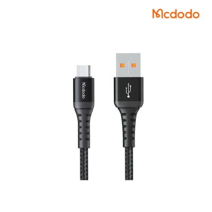 Mcdodo USB to Micro Data Cable with 3A fast charging, nylon braid, and zinc alloy connectors