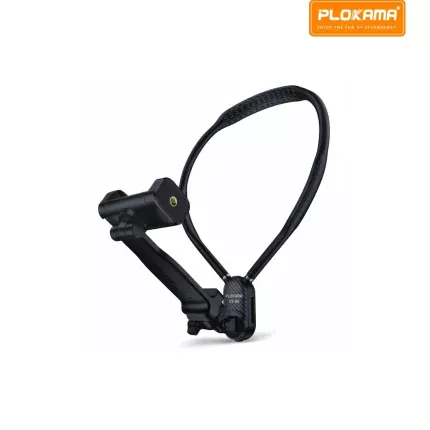 Plokama CX-60 Phone/Camera Neck Bracket with flexible silicone, 360° mount, and secure grip