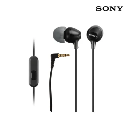 Sony MDR-EX15AP Wired In-ear Earphones with 9mm drivers, mic, and noise isolation