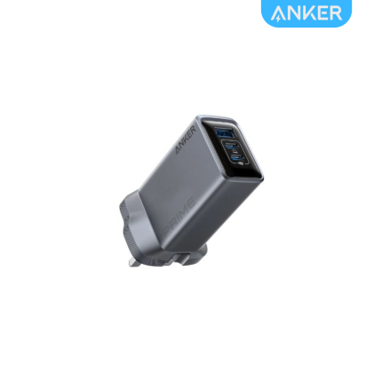Anker Prime Charger 100W with 3 ports GaN fast charging adapter