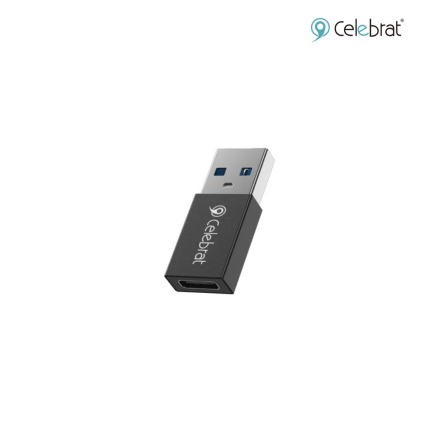Celebrat CA-01 OTG Adapter with USB-A to USB-C, USB 3.0 fast transfer, and compact design