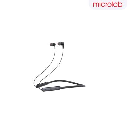 Microlab Neckband 10 Bluetooth Neckband Earphone with wireless connectivity, long battery life, and magnetic earbuds