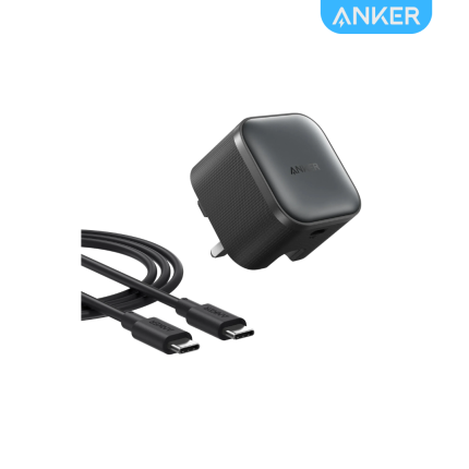 Anker 45W Charger USB C with C to C Cable featuring fast charging, compact design, and universal compatibility