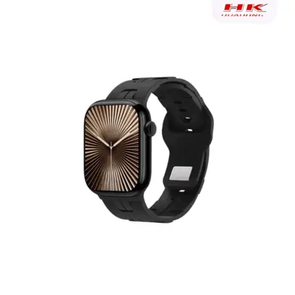 HK11 Mini Plus Smart Watch with AMOLED display, wireless charging, and IP67 waterproof