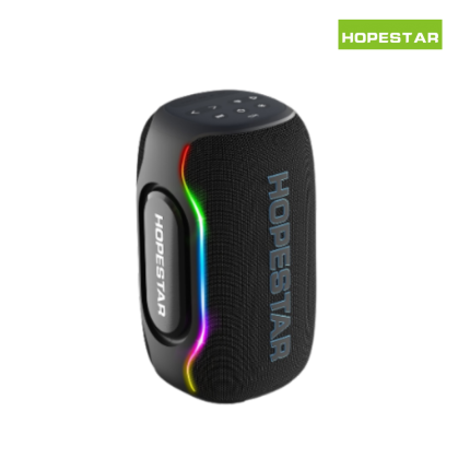 HOPESTAR P65 CLUB 220W portable speaker with RGB lights and wireless microphone support