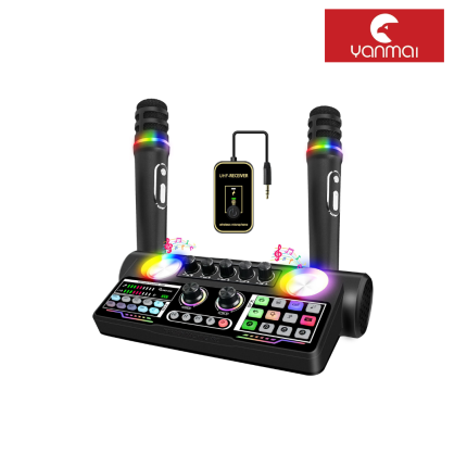 Karaoke Machine Pro Speaker System with voice changer, sound effects, and USB-C connectivityKaraoke Machine Pro Speaker System with voice changer, sound effects, and USB-C connectivity