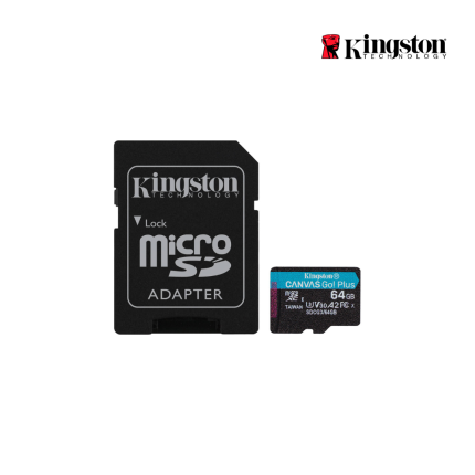 Kingston microSDHC Memory Card with durable design and up to 60MB/s read speed