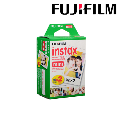Fujifilm Instax Mini Instant Film 10 Sheets for credit card-sized instant photo prints with vibrant colors