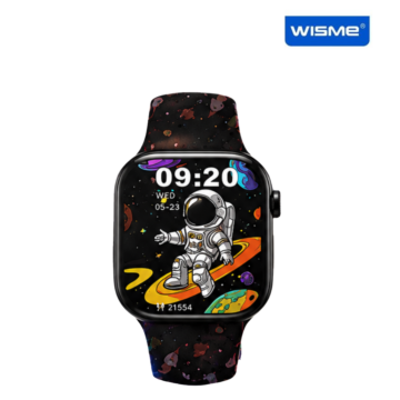 Wisme X67 Mini Kids Smart Watch with AMOLED HD display, GPS tracking, health monitoring, and silicone straps
