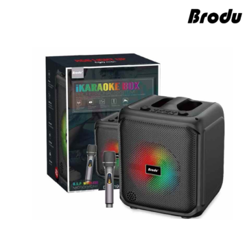 Brodu BTS 1933 Karaoke Bluetooth Speaker with 35W Output, Wireless Microphone and TWS Function