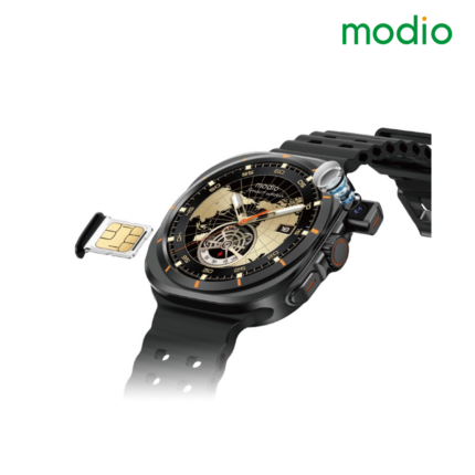 Modio SM05 Smart Watch with HD Calling, SIM card support, Bluetooth 5.3, and wireless charging