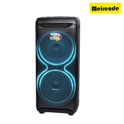 Meirende MRD-1515Q Bluetooth Speaker with Bluetooth connectivity, rechargeable battery, FM radio, and LED light modes