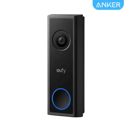 Anker Eufy Video Doorbell C30 Black T8224311 with Full HD video, wide-angle lens and two-way audio