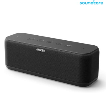 Anker Soundcore Boost Bluetooth Speaker with BassUp technology, high-fidelity audio, and 12-hour battery life