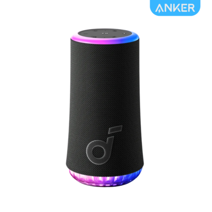 Anker Soundcore Glow Speaker A3166011 with 30W 360° sound, synchronized light show and IP67 protection