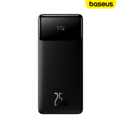 Baseus Bipow 25W 20000mAh Power Bank with digital LED display and multiple ports
