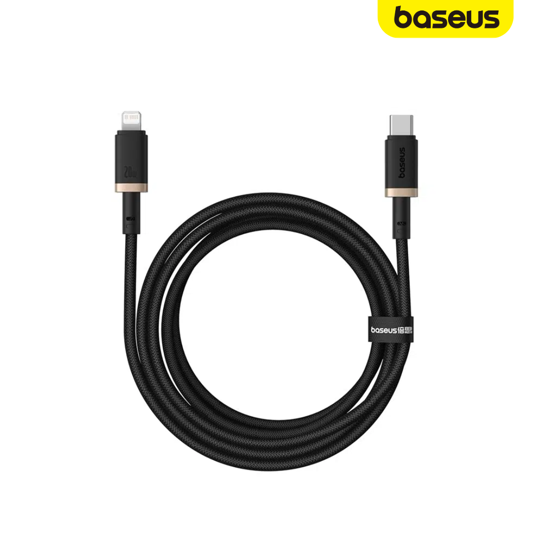 Baseus Dura Series Type-C to iP 20W Cable 2M with nylon braided design