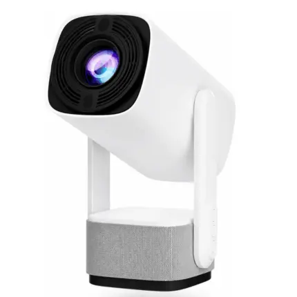 K2 Portable Projector with Speaker featuring Android 11, 720P HD, autofocus and 4K input support