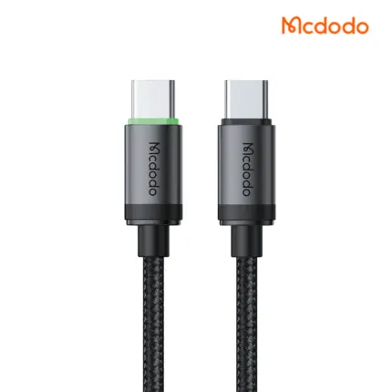 MCDODO CA4410 60W USB-C to USB-C Cable with LED charging indicator and aluminum alloy shell