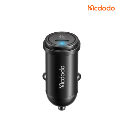 MCDODO CC-7491 30W USB-C PD Fast Car Charger with aluminum alloy body and multi-protocol charging