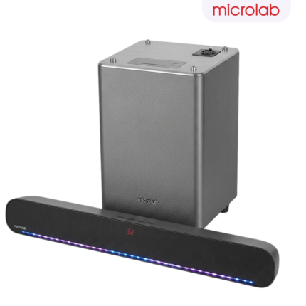 MICROLAB ROCKBAR 500 SOUNDBAR with 60W 2.1-channel audio, 5.25-inch subwoofer and Bluetooth 5.3