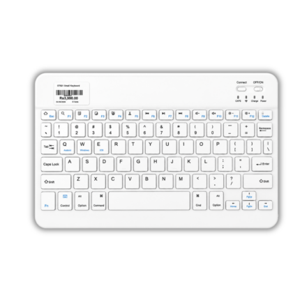 OT821 Small Keyboard with Bluetooth, built-in touchpad, QWERTY layout and rechargeable design